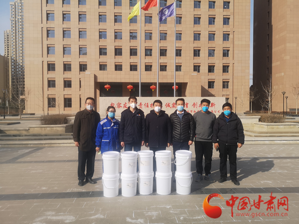 【甘肅全民戰(zhàn)“疫”】暖心！民革蘭州市委會捐助首批1噸防疫物資（圖）