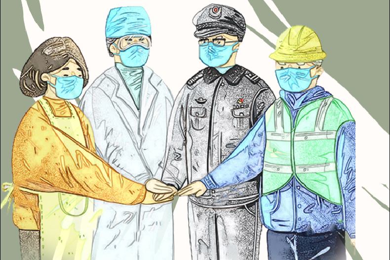 手繪長圖|甘肅戰(zhàn)“疫”故事，“硬核”之下的溫情