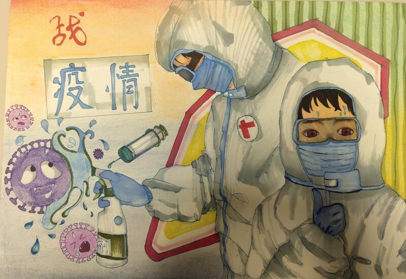 “疫情當(dāng)前，孩子們有‘畫(huà)’說(shuō)”作品展播（三十五）
