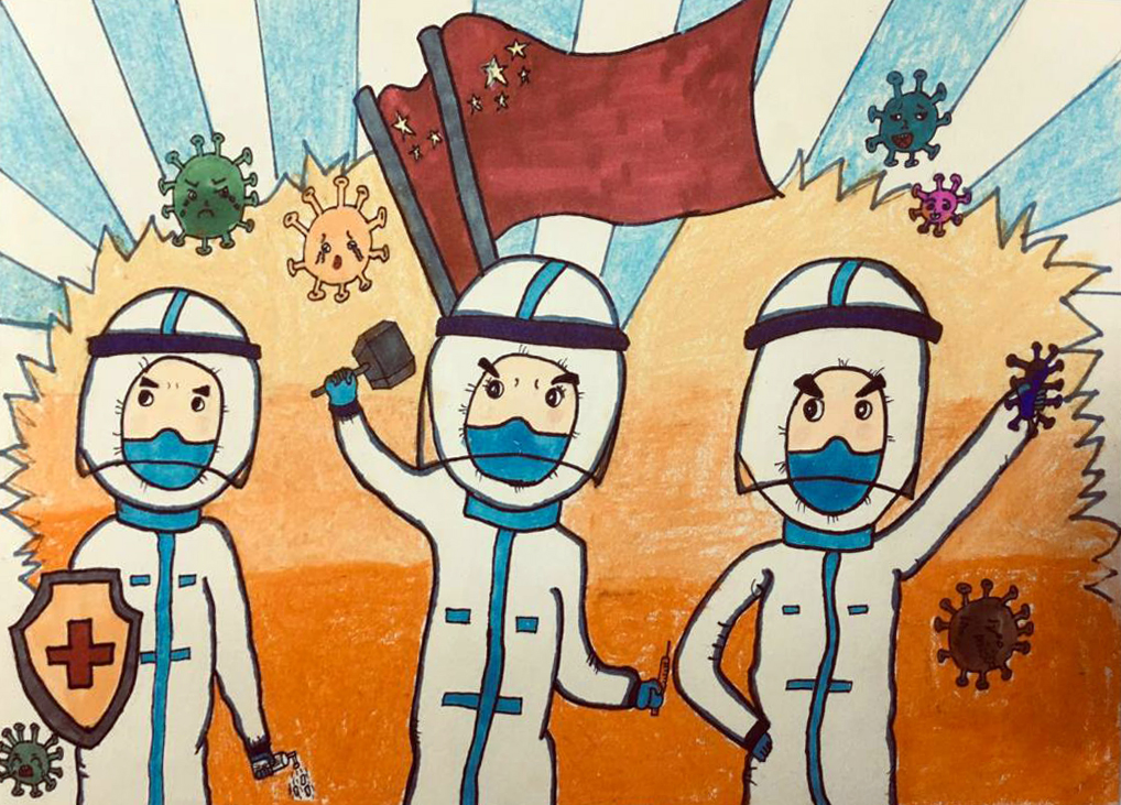 “疫情當前，孩子們有‘畫’說”作品展播（三十九）