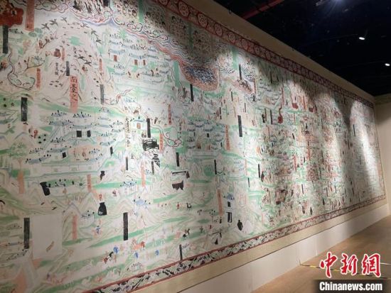 圖為展覽現(xiàn)場。　江楊燁 攝