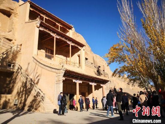 圖為敦煌莫高窟藏經(jīng)洞。(資料圖) 馮志軍 攝