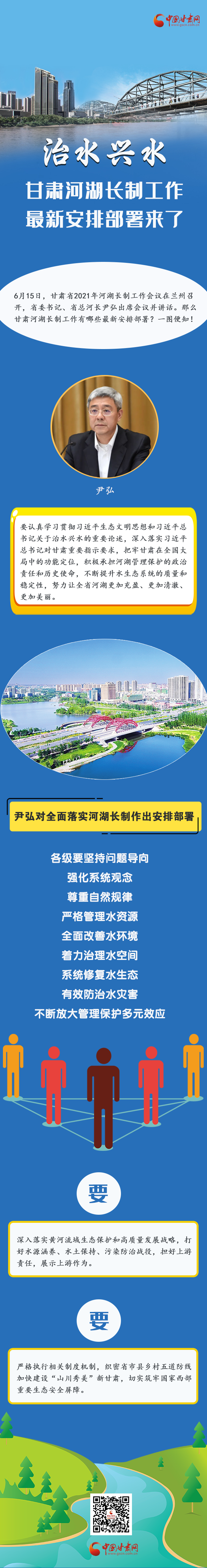 圖解|速看！甘肅河湖長制工作最新安排部署來了
