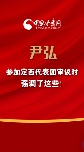 【2022甘肅兩會(huì)·圖解】尹弘書記參加定西代表團(tuán)審議時(shí)強(qiáng)調(diào)了這些！