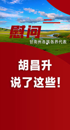  圖解|慰問(wèn)甘南州各族各界代表 胡昌升說(shuō)了這些！