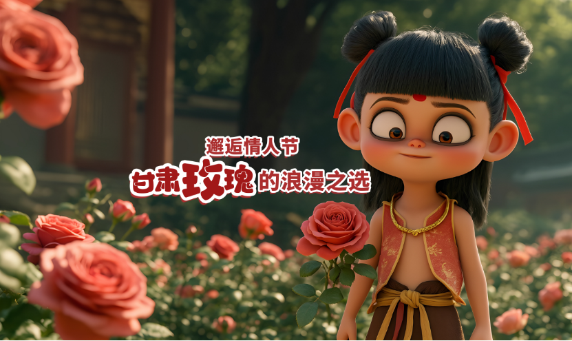 AI視頻 | 邂逅情人節(jié)，甘肅玫瑰的浪漫之選