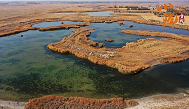 嘉峪關(guān)：金鑲碧嵌的濕地畫(huà)卷